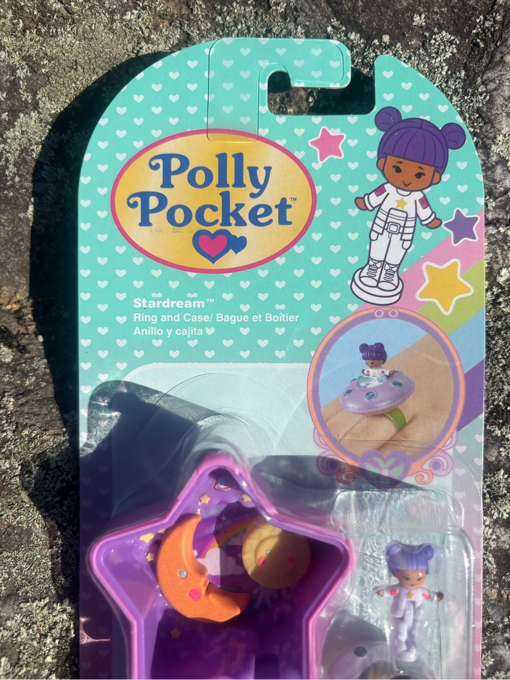 Polly Pocket StarDream collectible vintage 90s Playset - Purple Pink RARE SET - Picture 2 of 3